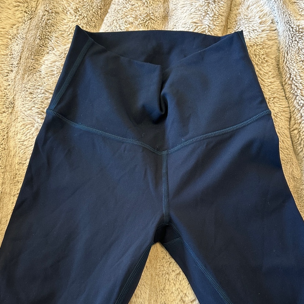 Navy Lululemon High-Waisted Leggings